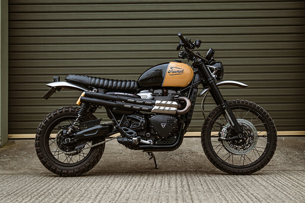Triumph Scrambler 1200 XE + XC (Pre 2024) - Raw Straight Cut Edge - Sl – Hitchcox Motorcycles