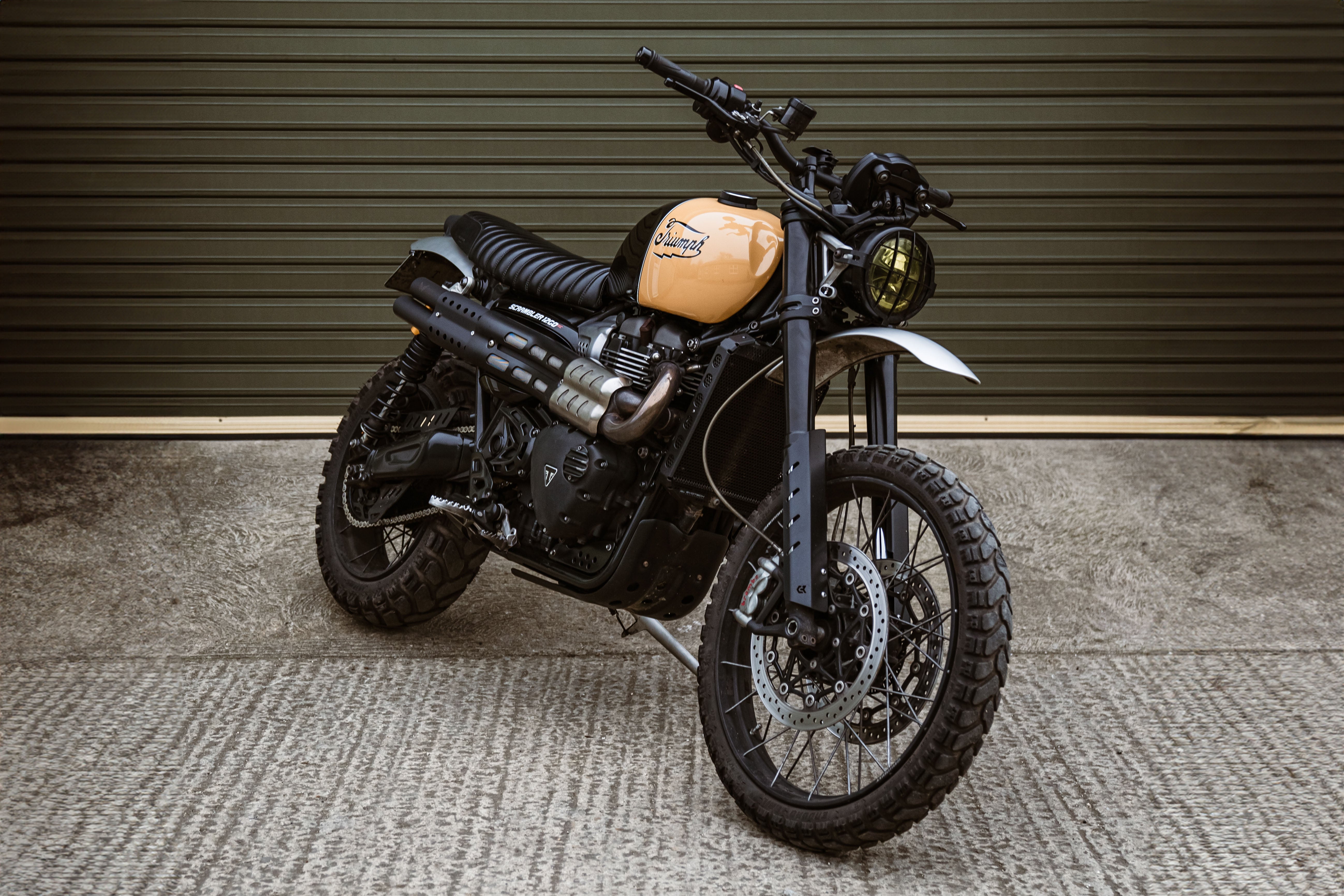 Triumph Scrambler 1200 XE XC (Pre 2024) Raw Straight Cut Edge