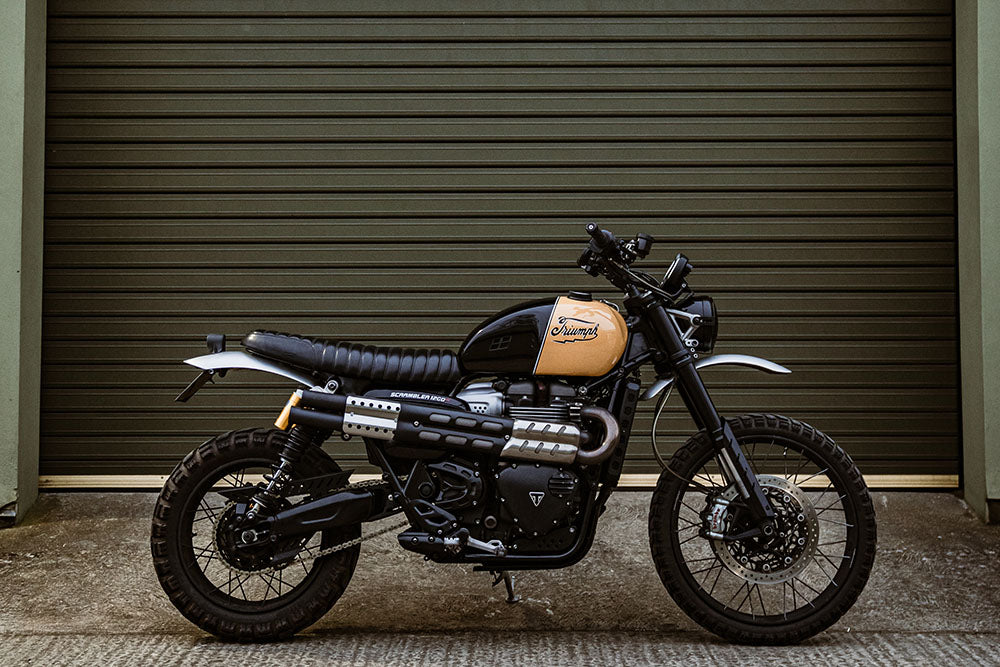 Triumph Scrambler 1200 XE XC (Pre 2024) Machined End Detail