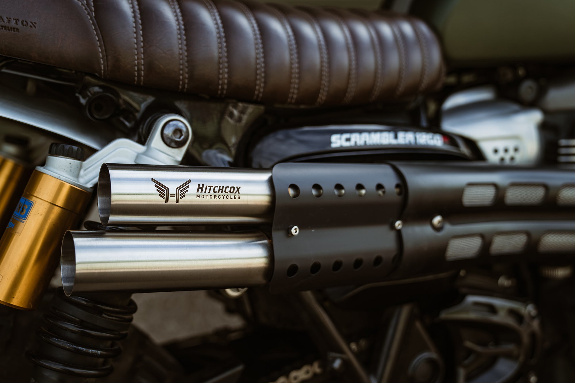 Triumph Scrambler 1200 XE + XC (Pre 2024) - Raw Straight Cut Edge - Sl ...