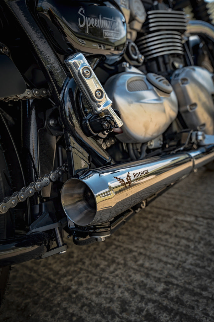 Triumph Speedmaster - Slip-Ons with Reverse Cone – Hitchcox Motorcycles
