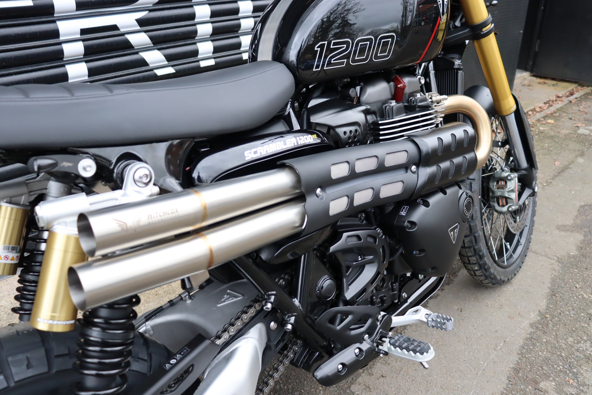 Triumph Scrambler 1200 X XE (2024 Onwards) Raw Straight Cut