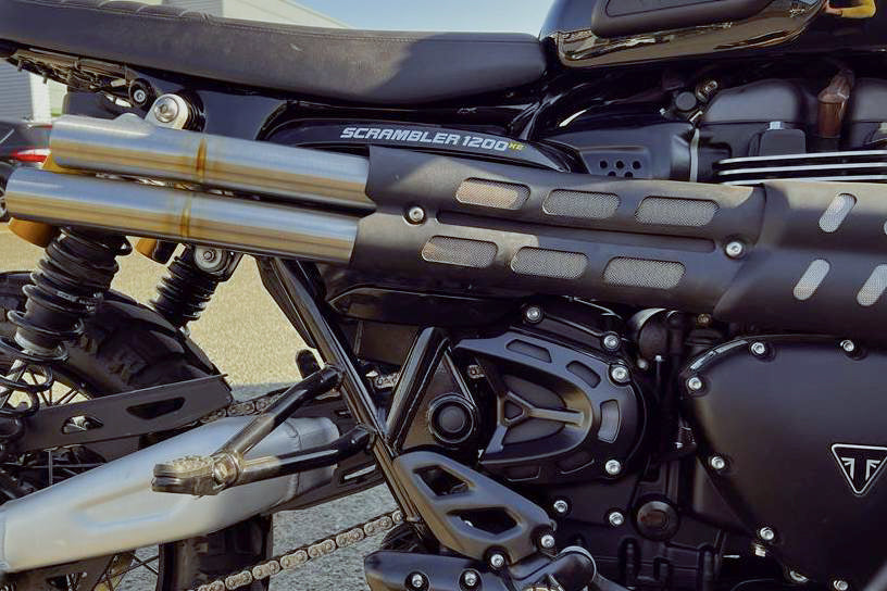 Triumph Scrambler 1200 Raw Straight Cut Edge slip-ons – Hitchcox ...