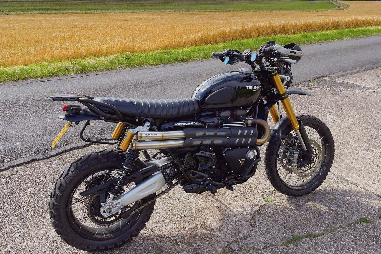 Triumph scrambler deals 1200 aftermarket exhaust