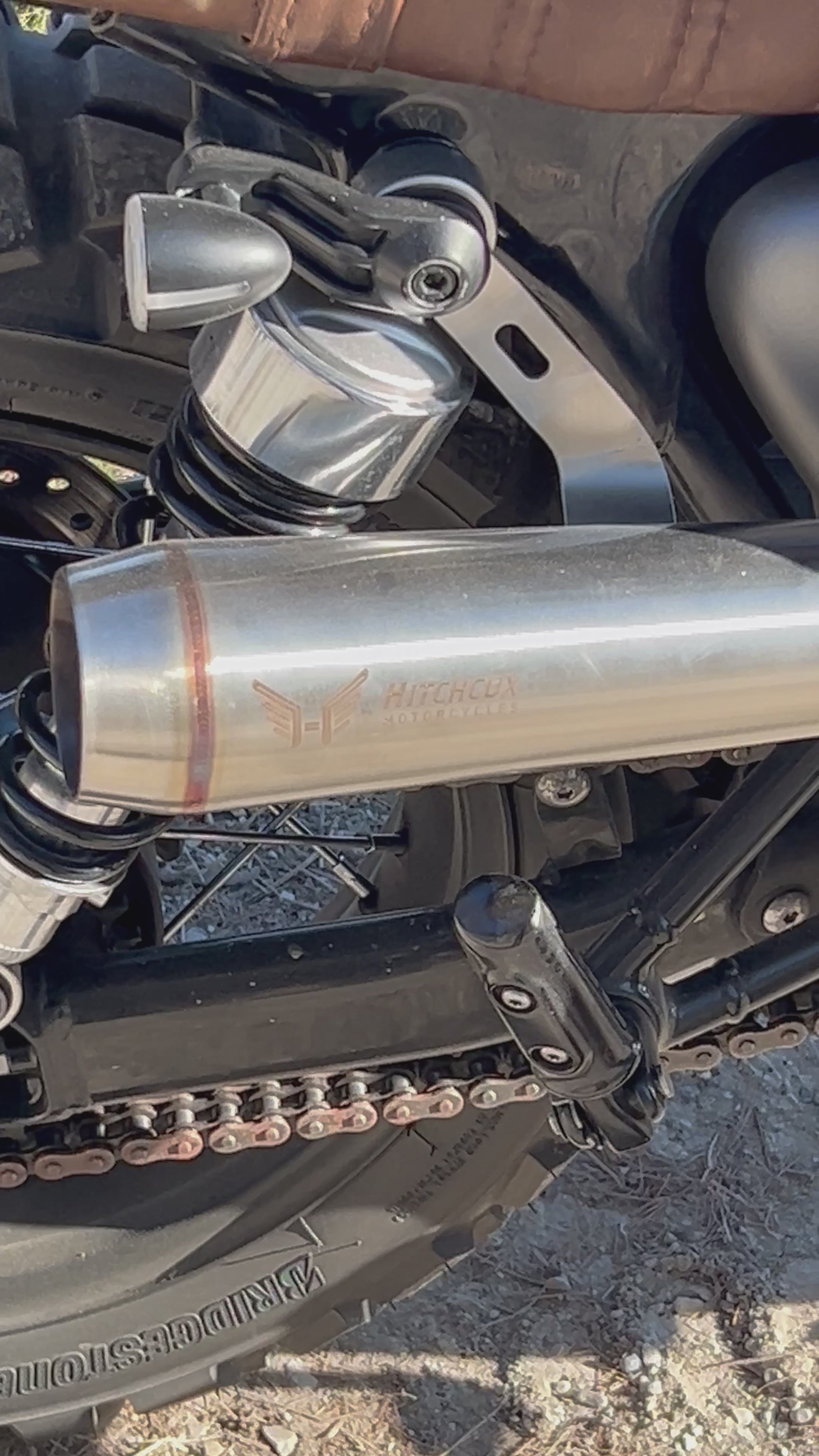 Triumph T100 - Full System – High Mount (Cone) – Hitchcox Motorcycles