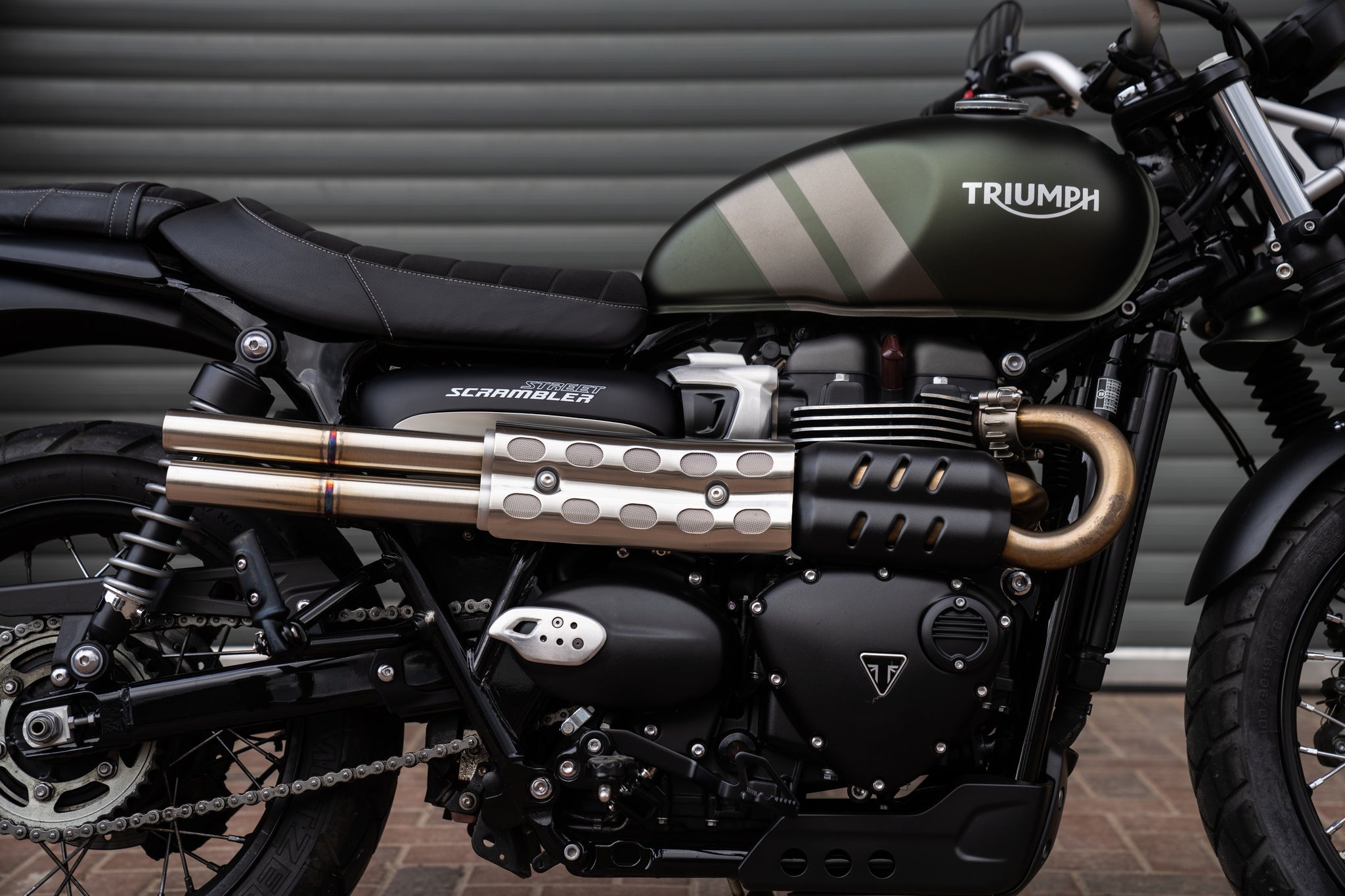 Triumph Street Scrambler Shotgun slip ons